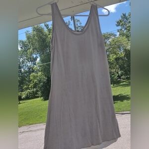 Miilla Clothing Gray Sleeveless Tank Top with Scoop Neckline